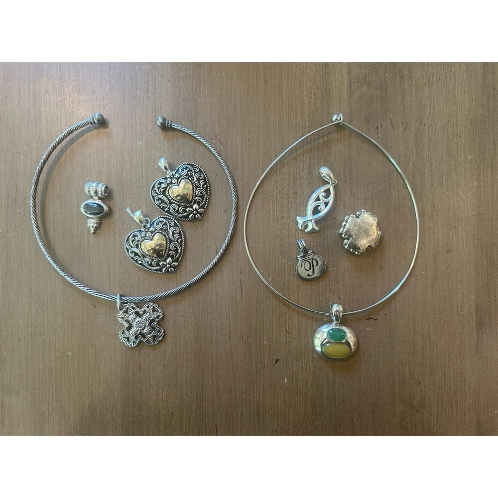 Vintage Slide On Charm Mixmatch‎ Chokers